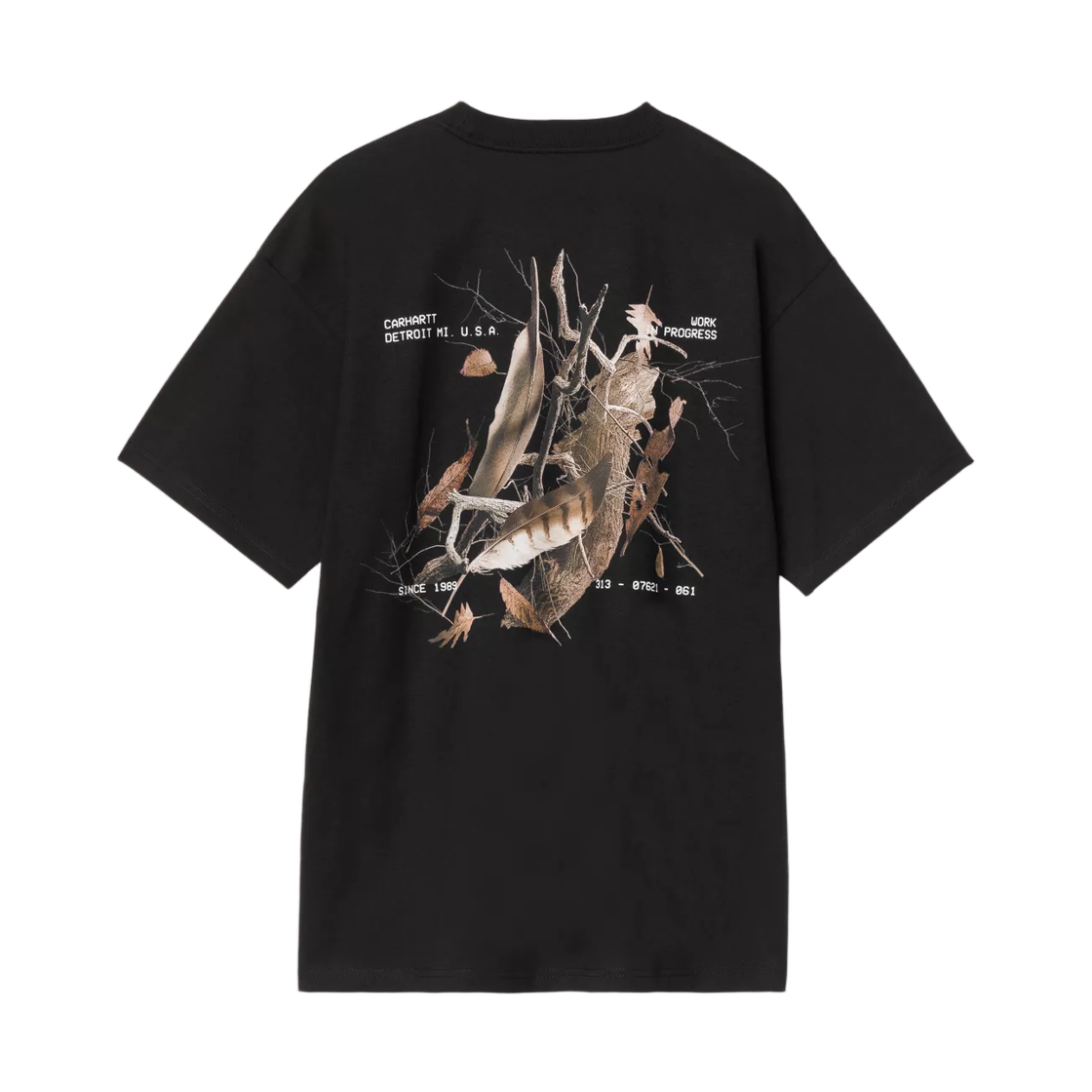 칼하트 WIP 숏슬리브 페더 프로그레스 티셔츠 블랙(Carhartt WIP S/S Feather Progress T-Shirt Black) - 2