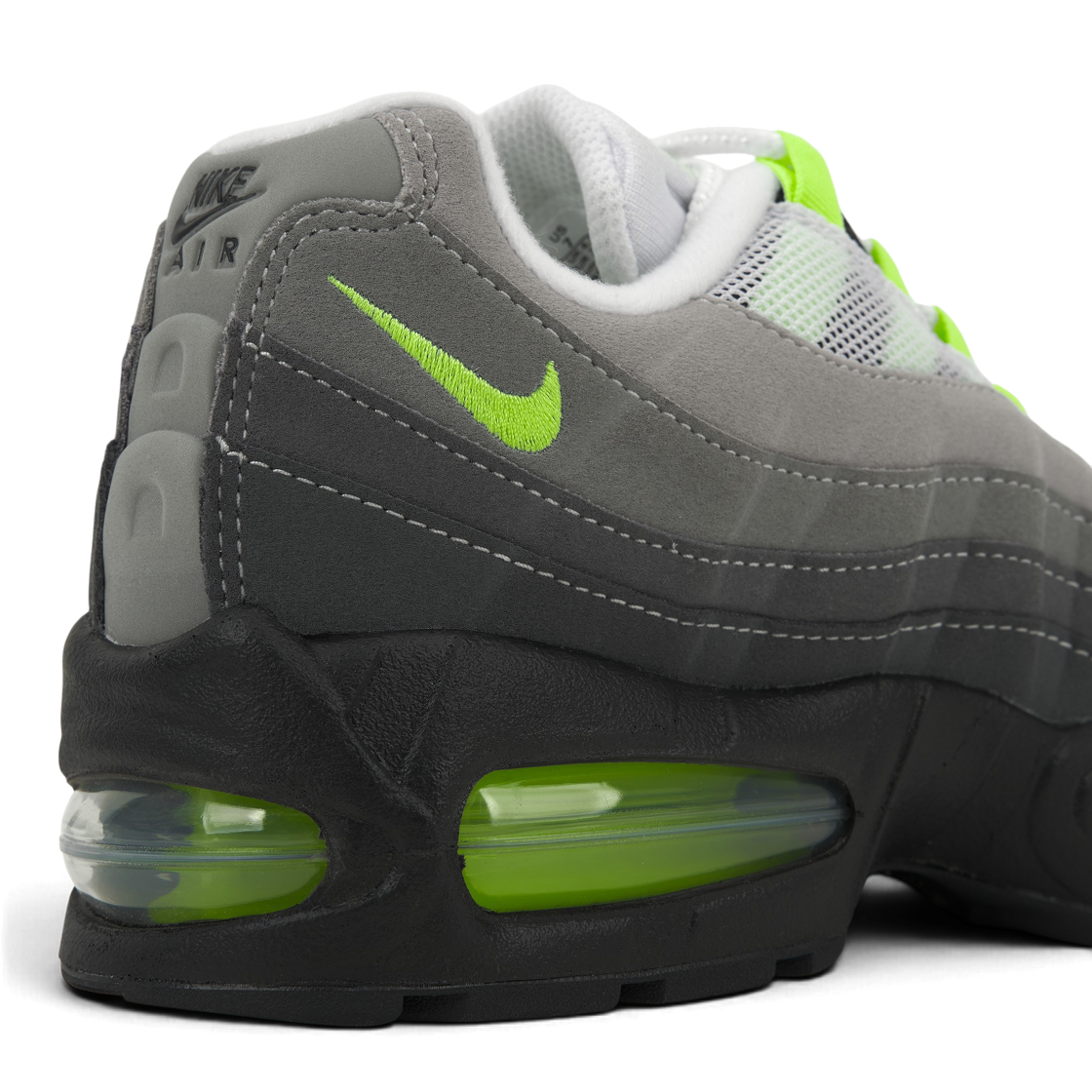 (W) 나이키 에어맥스 95 OG 빅 버블 블랙 네온 옐로우((W) Nike Air Max 95 OG Big Bubble Black Neon Yellow) - 8
