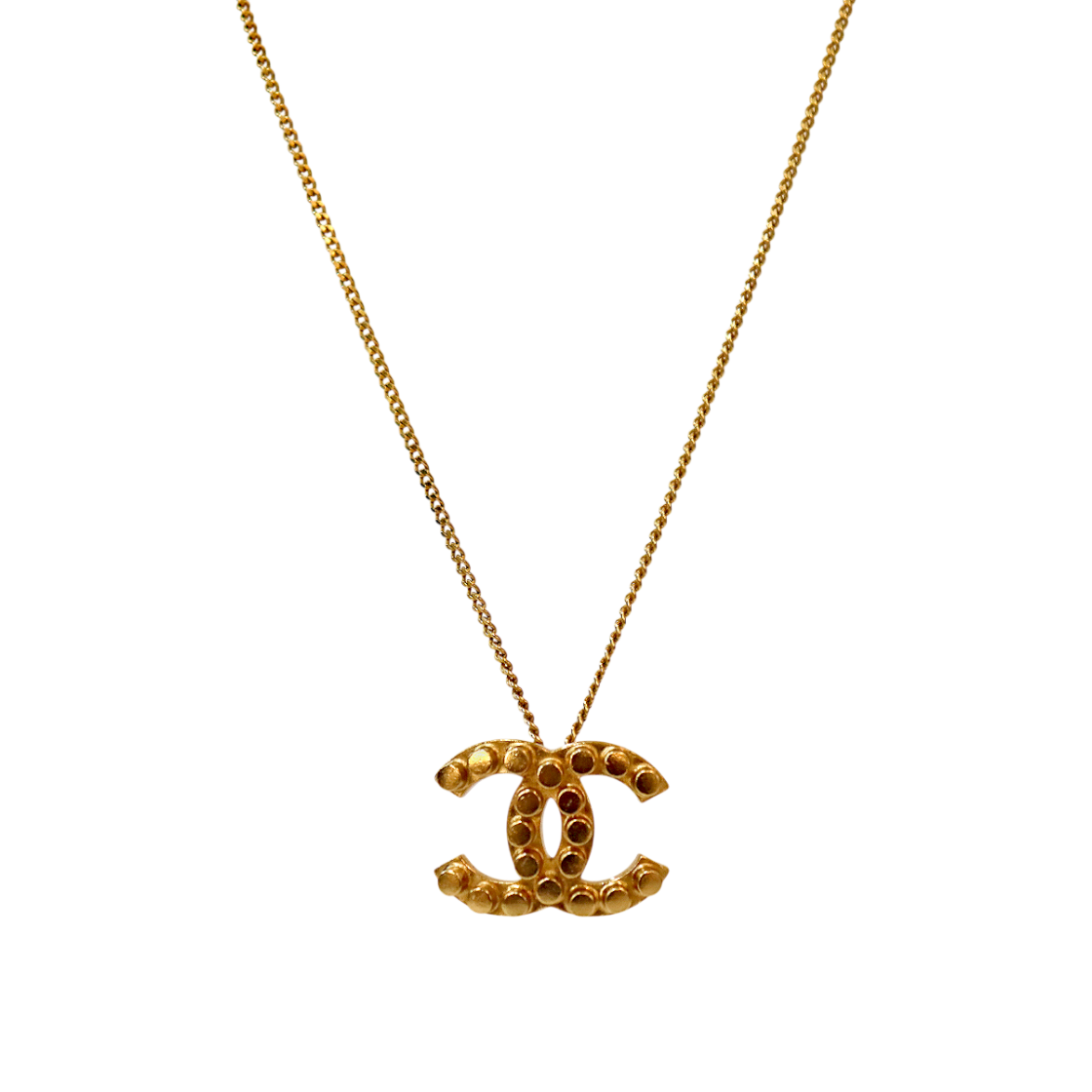 ITU2EEUGF379 Chanel CC Gold Necklace A-B33563