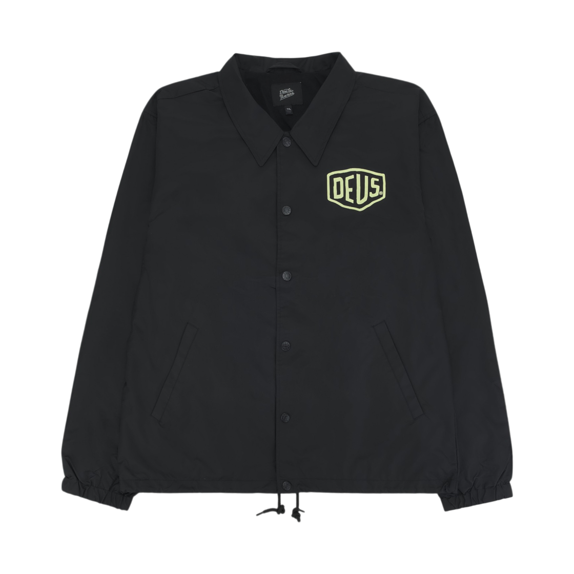 DMW46821G-BLK Deus Ex Machina Biarritz Coach Jacket Black
