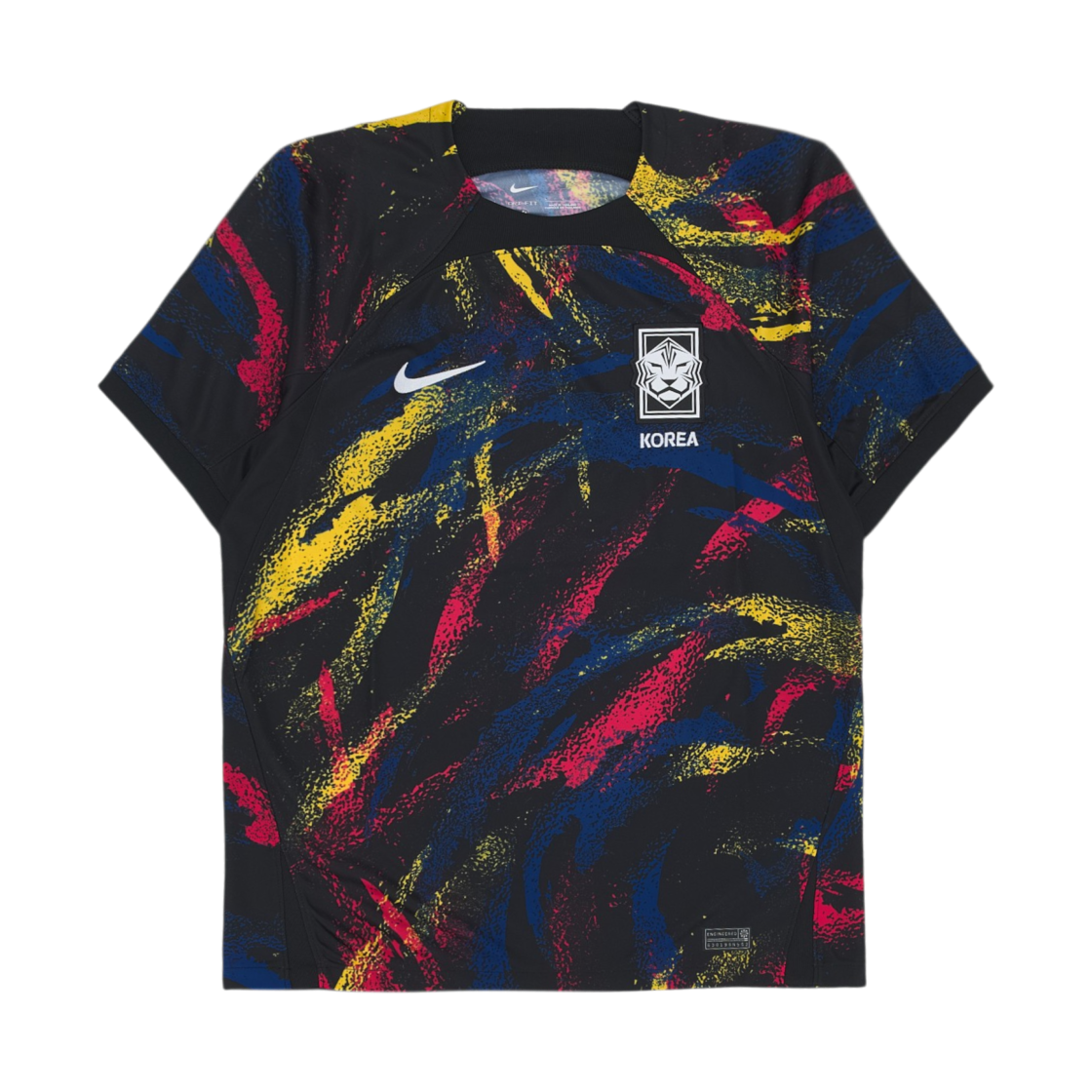 DN0711-010 Nike Korea Dri-Fit Stadium Away SS Jersey Black - Asia (Non Marking Ver.)
