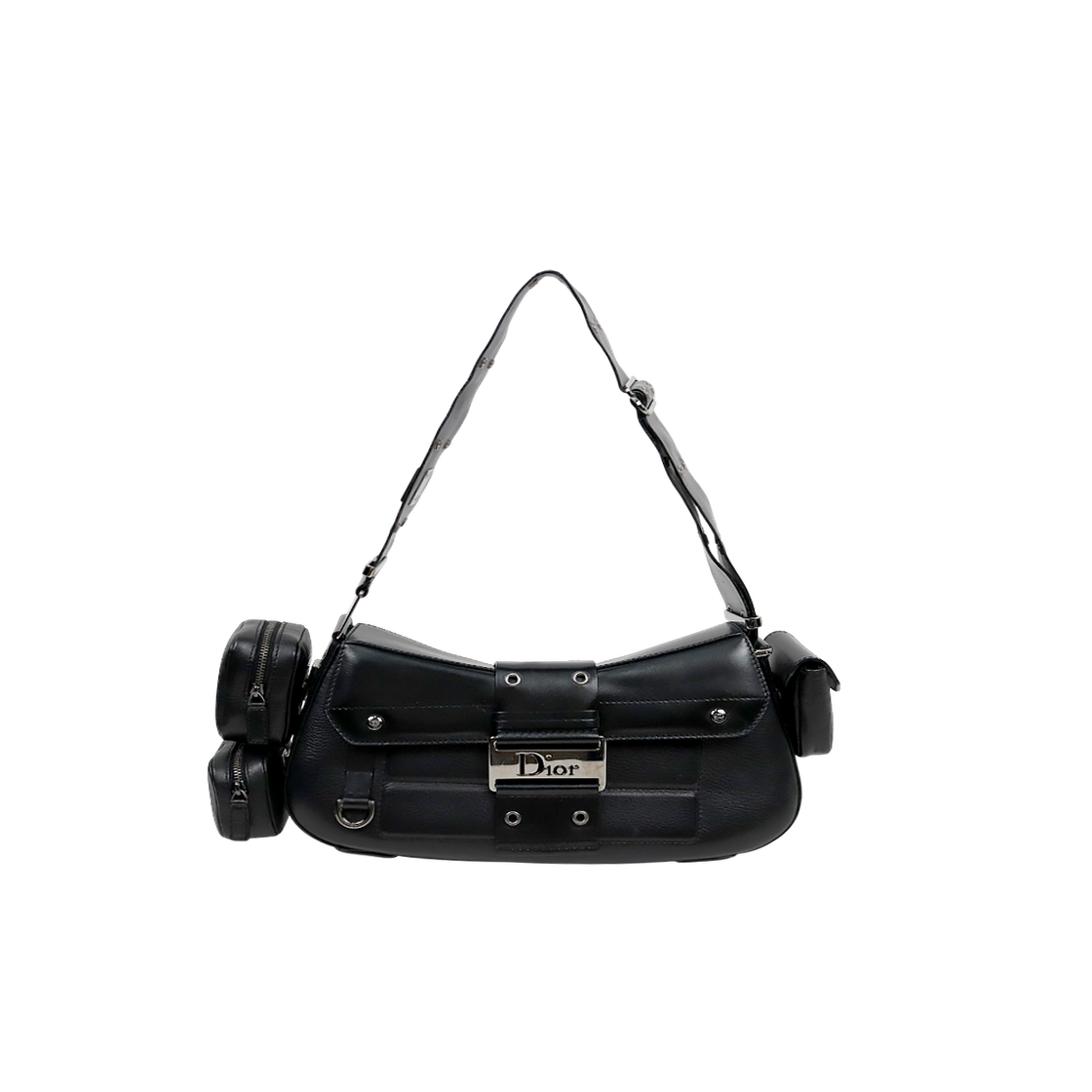 IT7DI2G69HEK Dior Black Street Chic Columbus Bag C-A65959