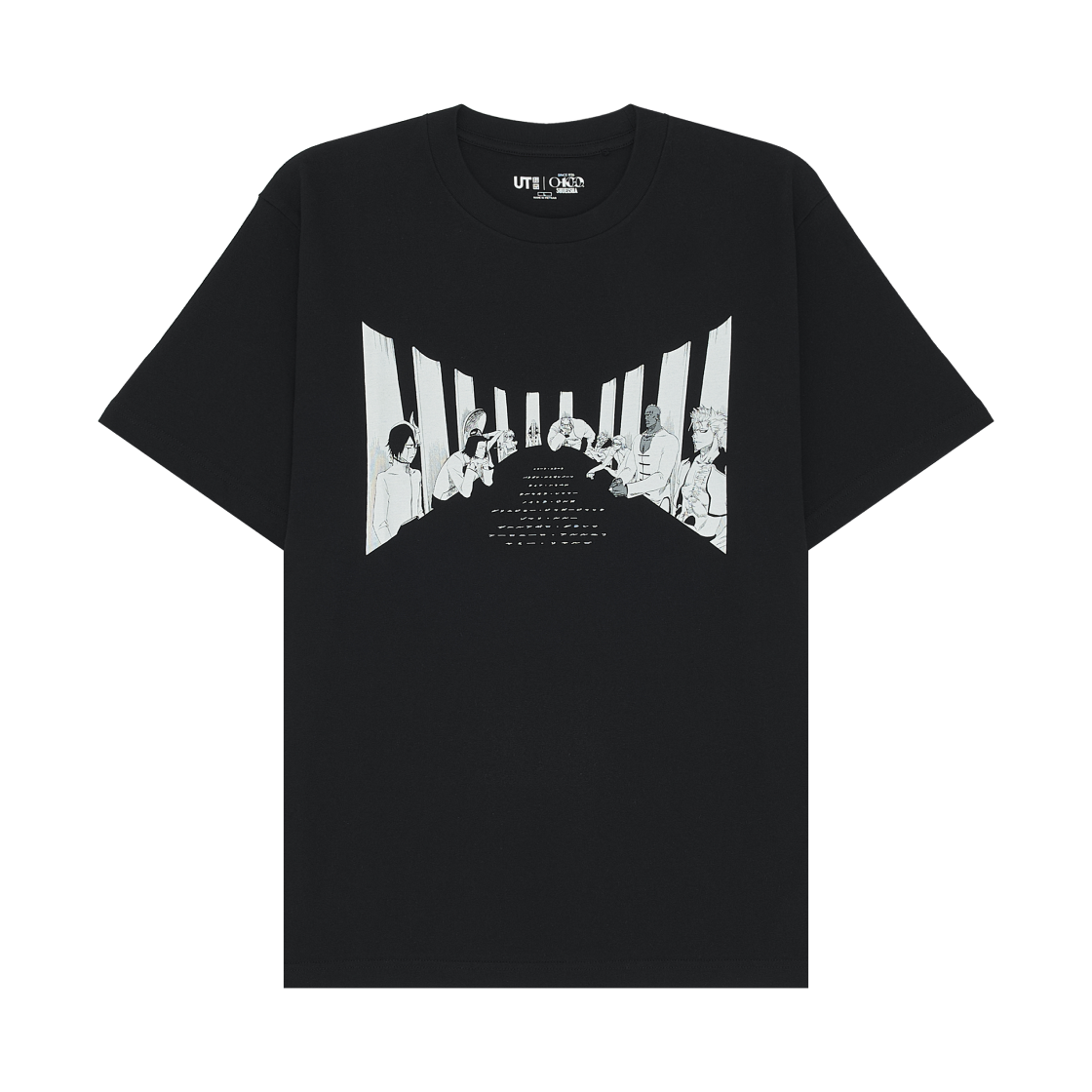 489663-09 Uniqlo UT Shueisha 100th Anniversary BLEACH T-Shirt Black