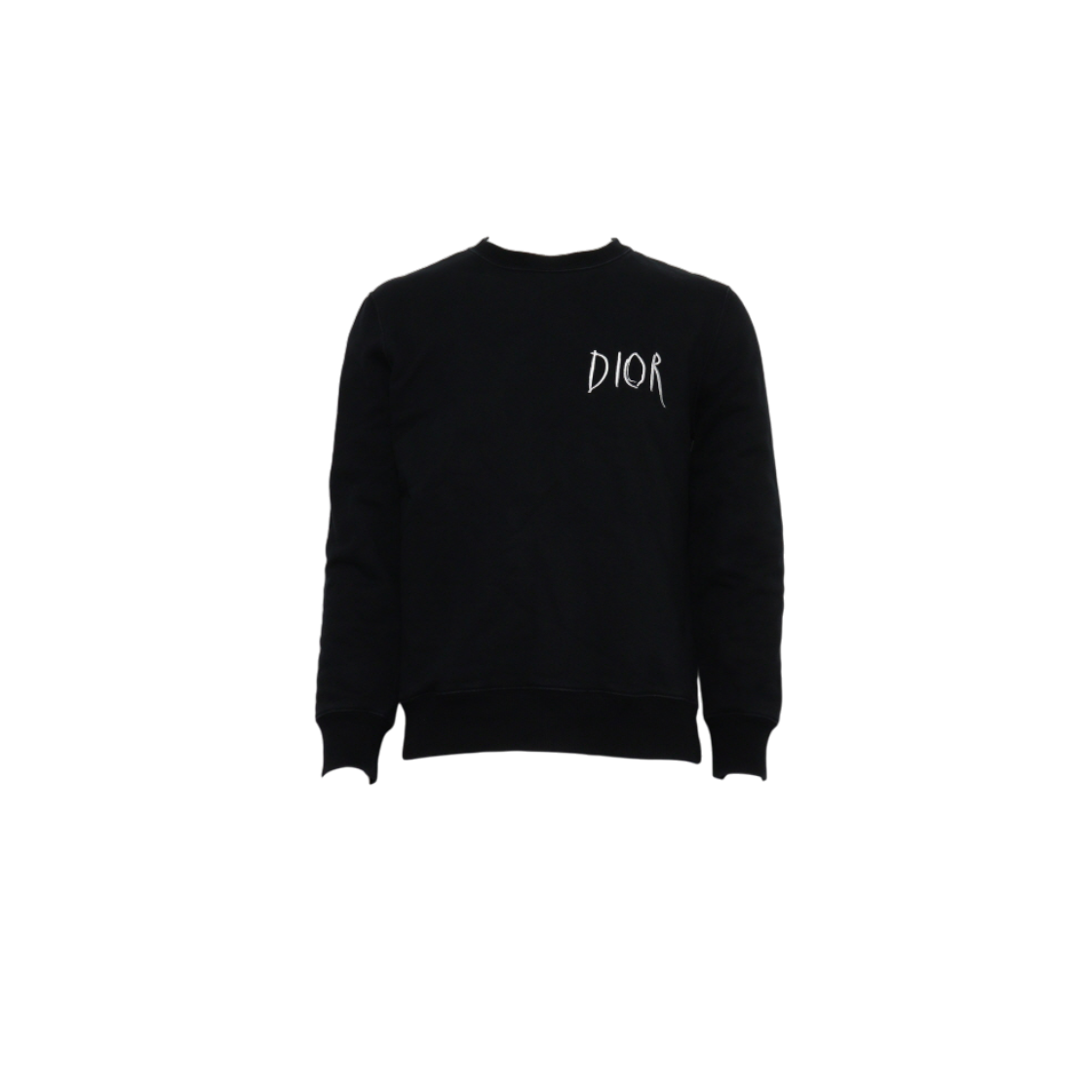 IT9G6GNLR75L Dior x Raymond Pettibon Black Cotton Embroidered Logo Men Sweatshirt