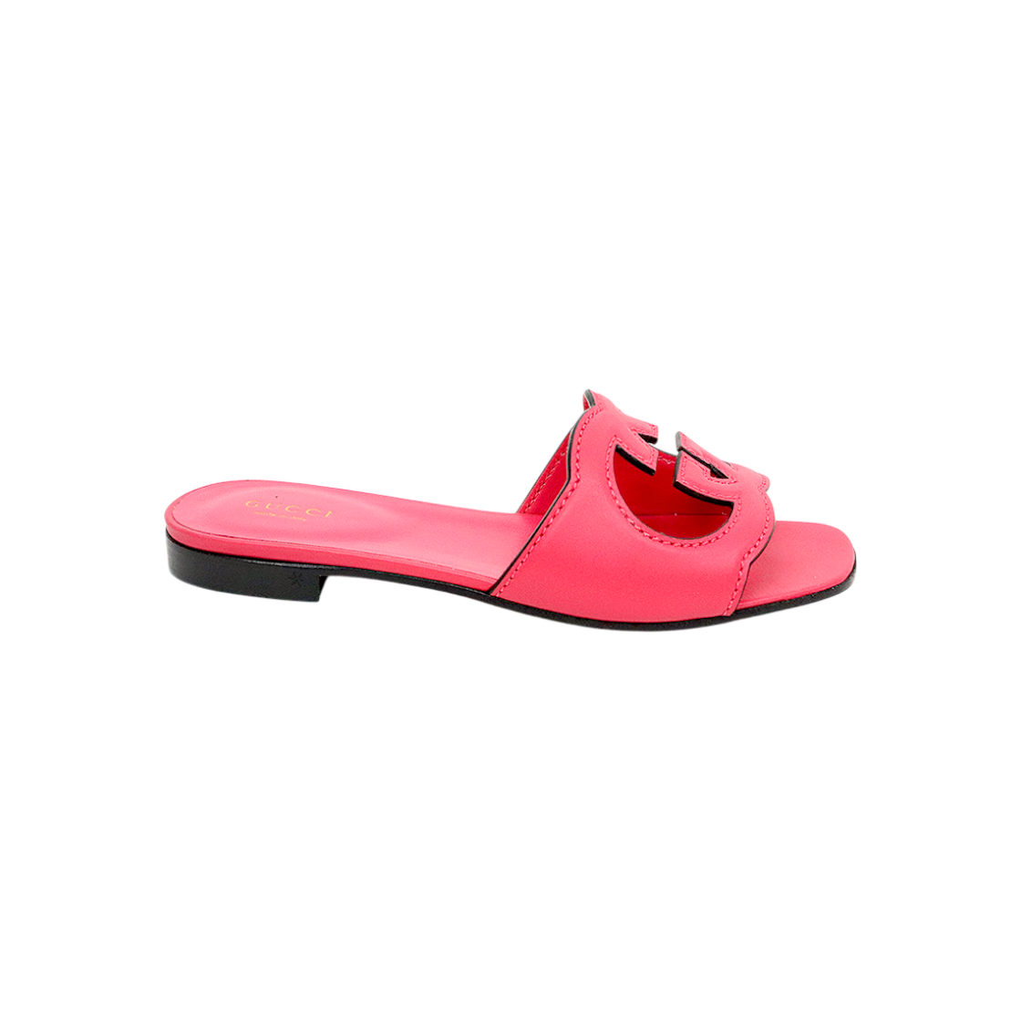 ITSO2C9GDUPG Gucci Interlocking Slide Sandals C-C16624