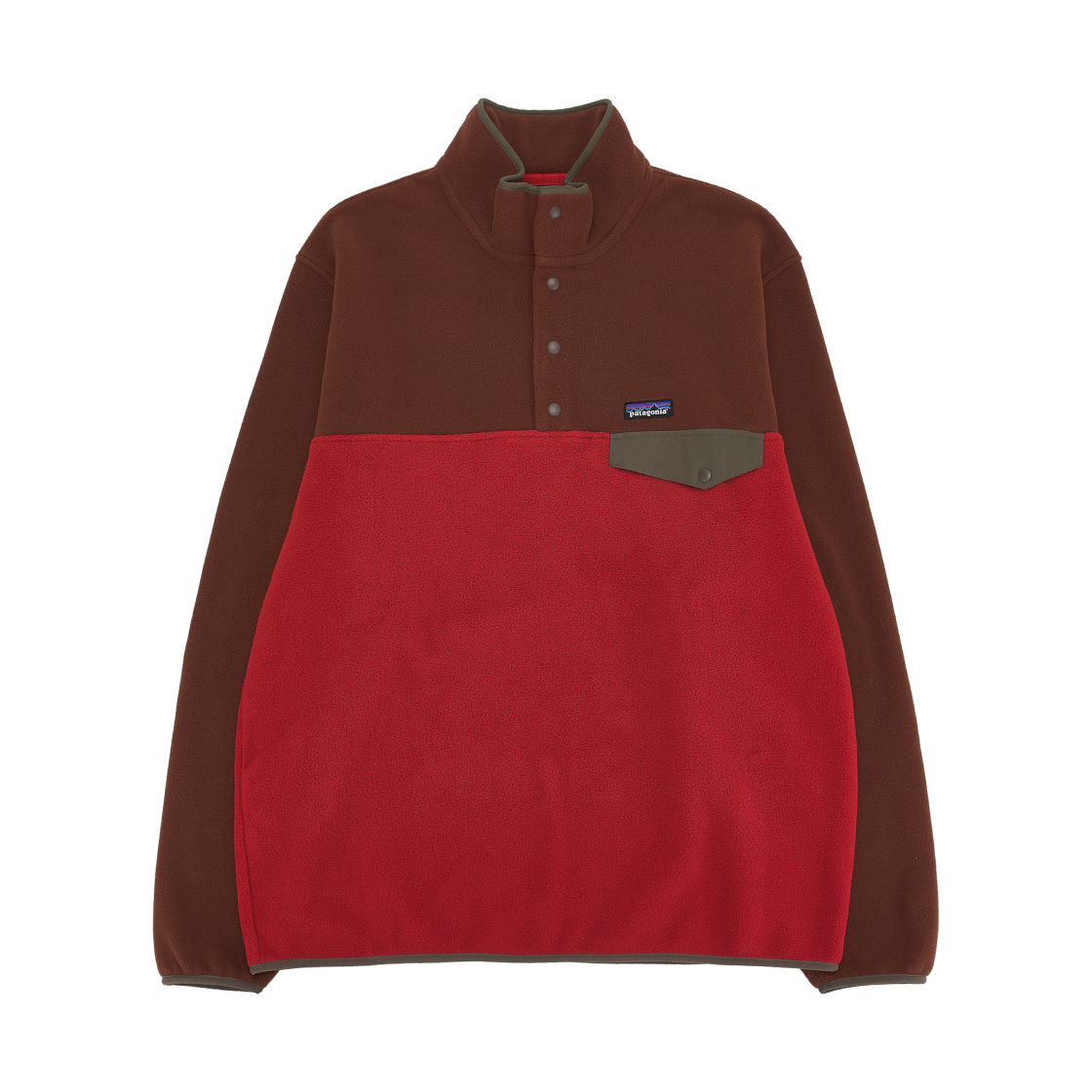 25551 Patagonia Lightweight Synchilla Snap-T Fleece Pullover Amanita Red