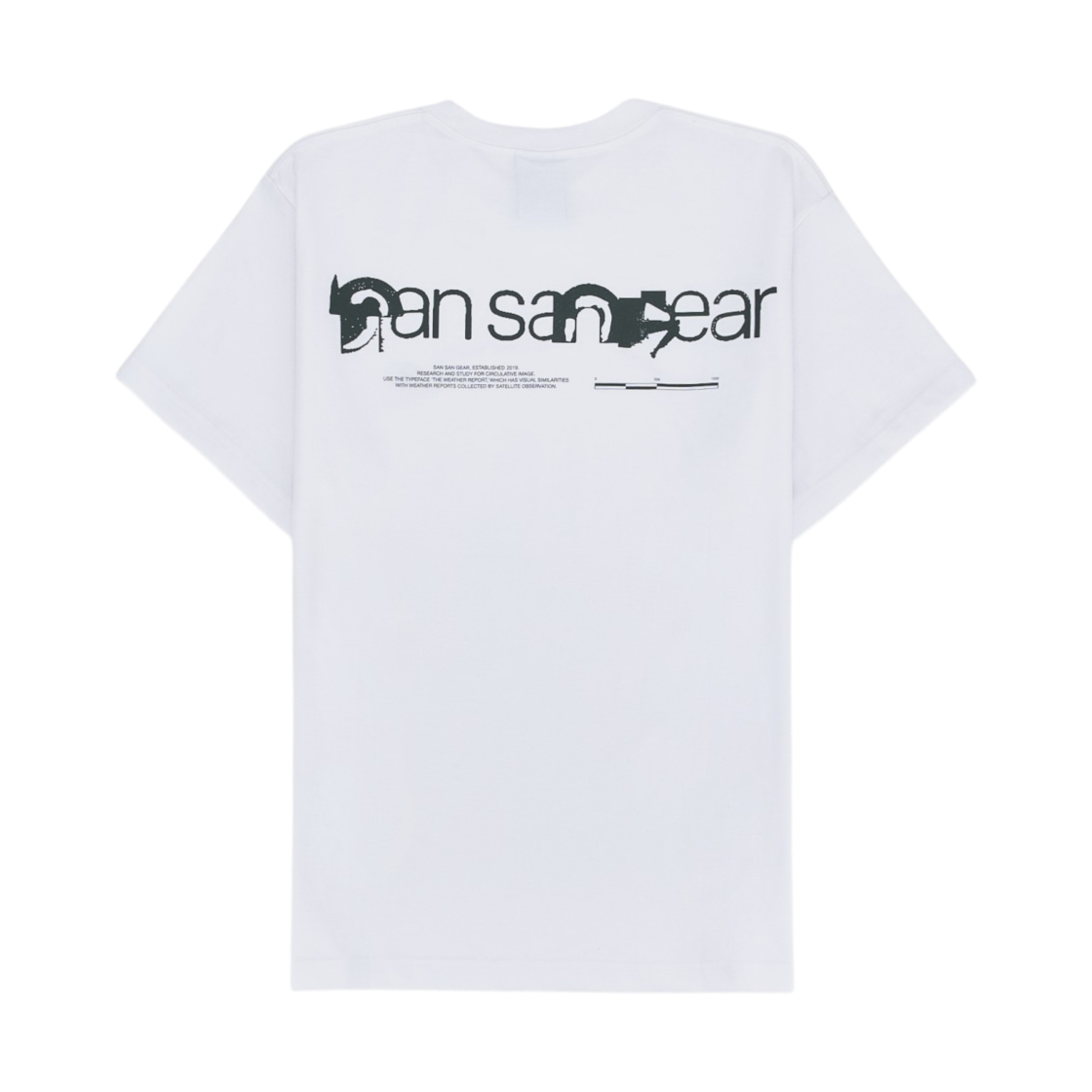 SG2501ST01WH Sansan Gear Logo T-Shirt White - 25SS