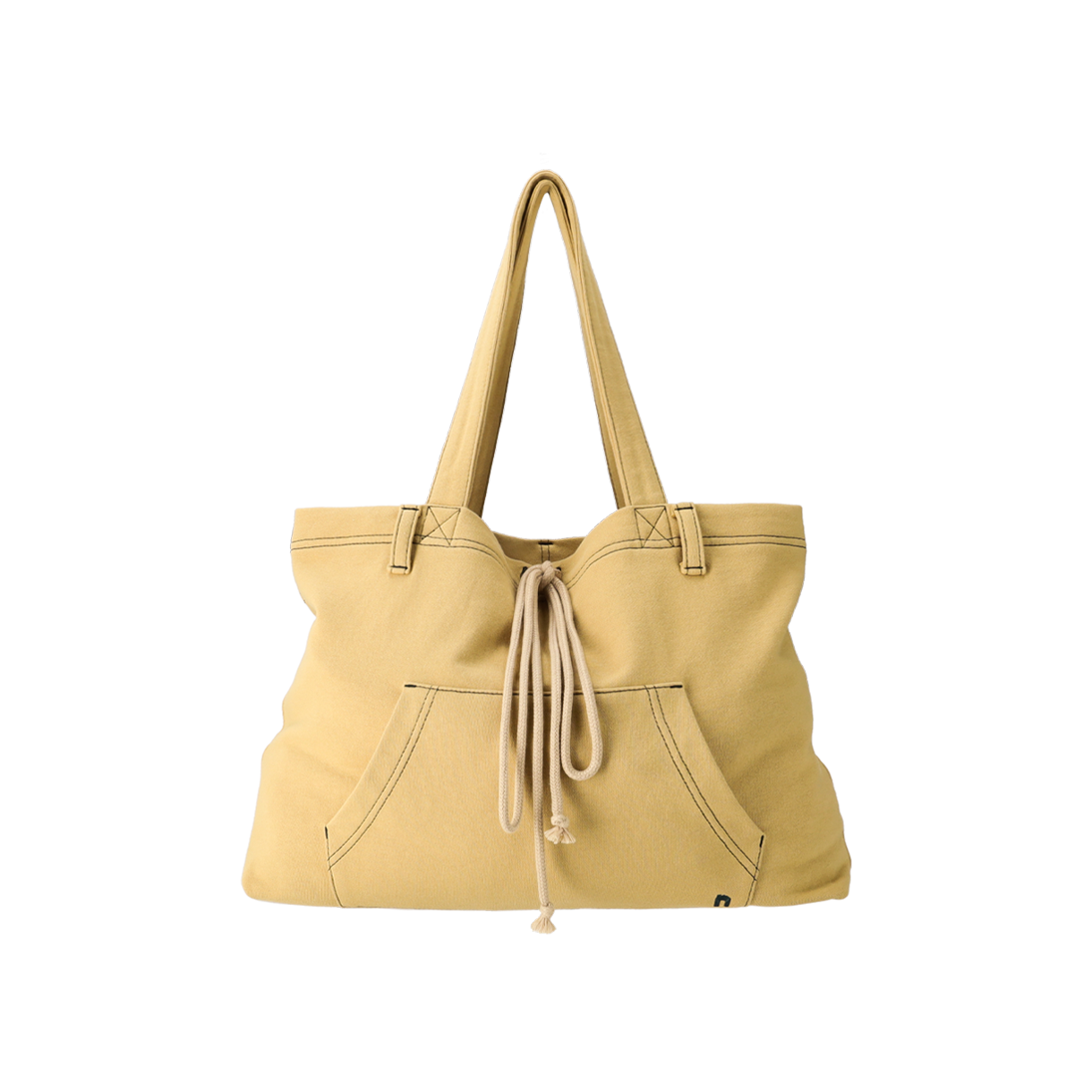 A1BF1N100713-Y The Innrs The Hoodie Shopper Bag Denim Jean Edition Trench Beige