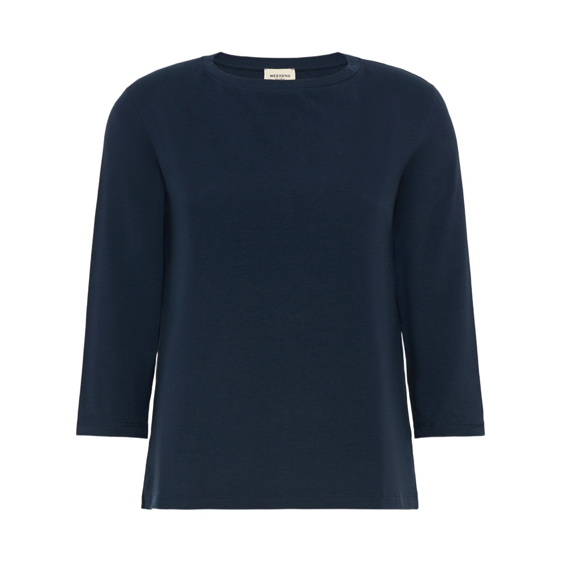 MULTIA-006 (W) Weekend Max Mara Multia Cotton Jersey T-Shirt Navy