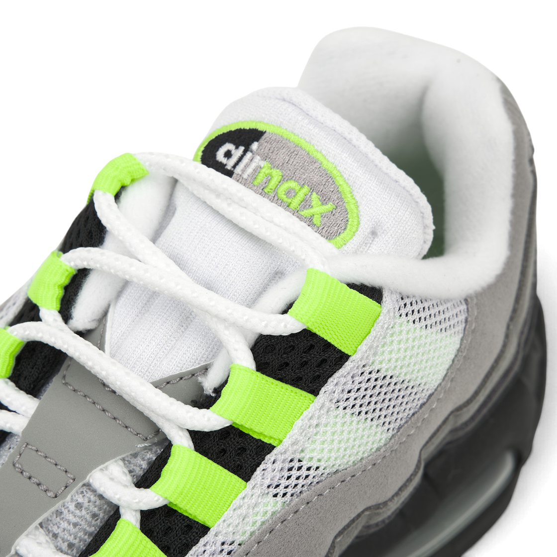 (W) 나이키 에어맥스 95 OG 빅 버블 블랙 네온 옐로우((W) Nike Air Max 95 OG Big Bubble Black Neon Yellow) - 7