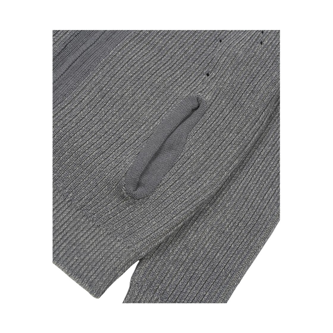 산산기어 버튼 집업 니트 블루 차콜(Sansan Gear Button Zip-Up Knit Blue Charcoal) - 4