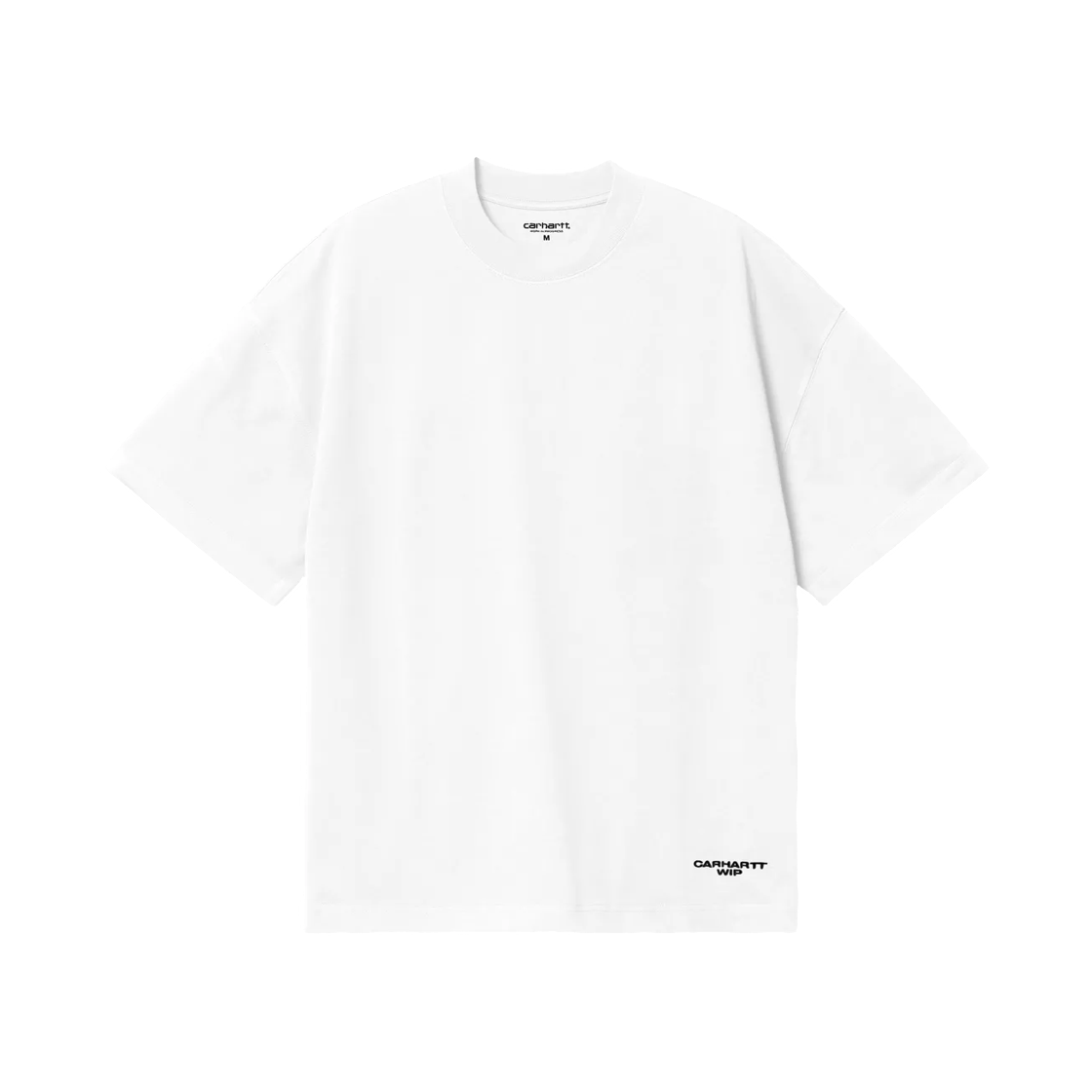 I037112-00A-XX Carhartt WIP S/S Magazine Script T-Shirt White Black