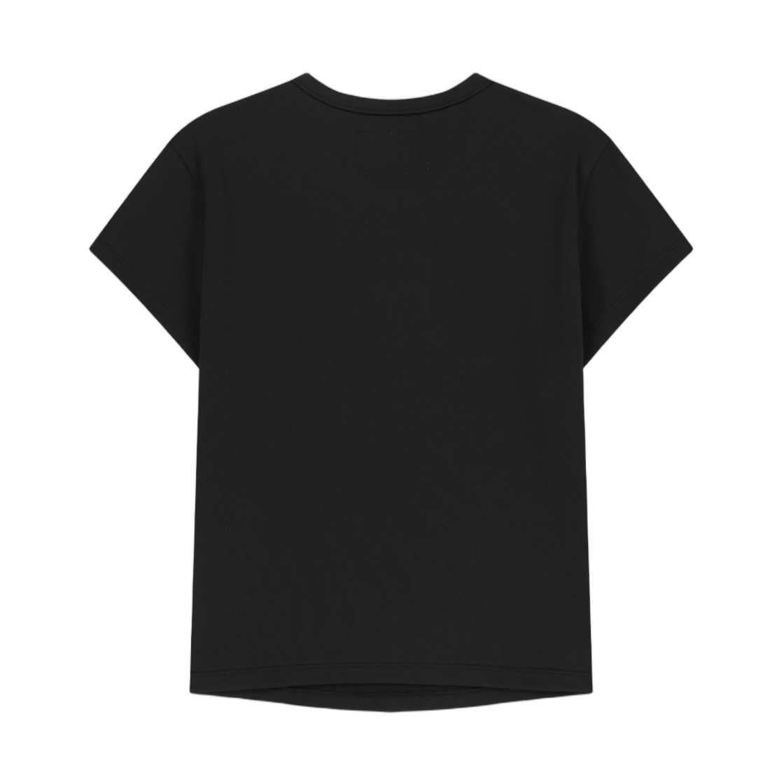 (W) 마뗑킴 페이스 리플렉티브 로고 슬림 탑 블랙((W) Matin Kim Pace Reflective Logo Slim Top In Black) - 2