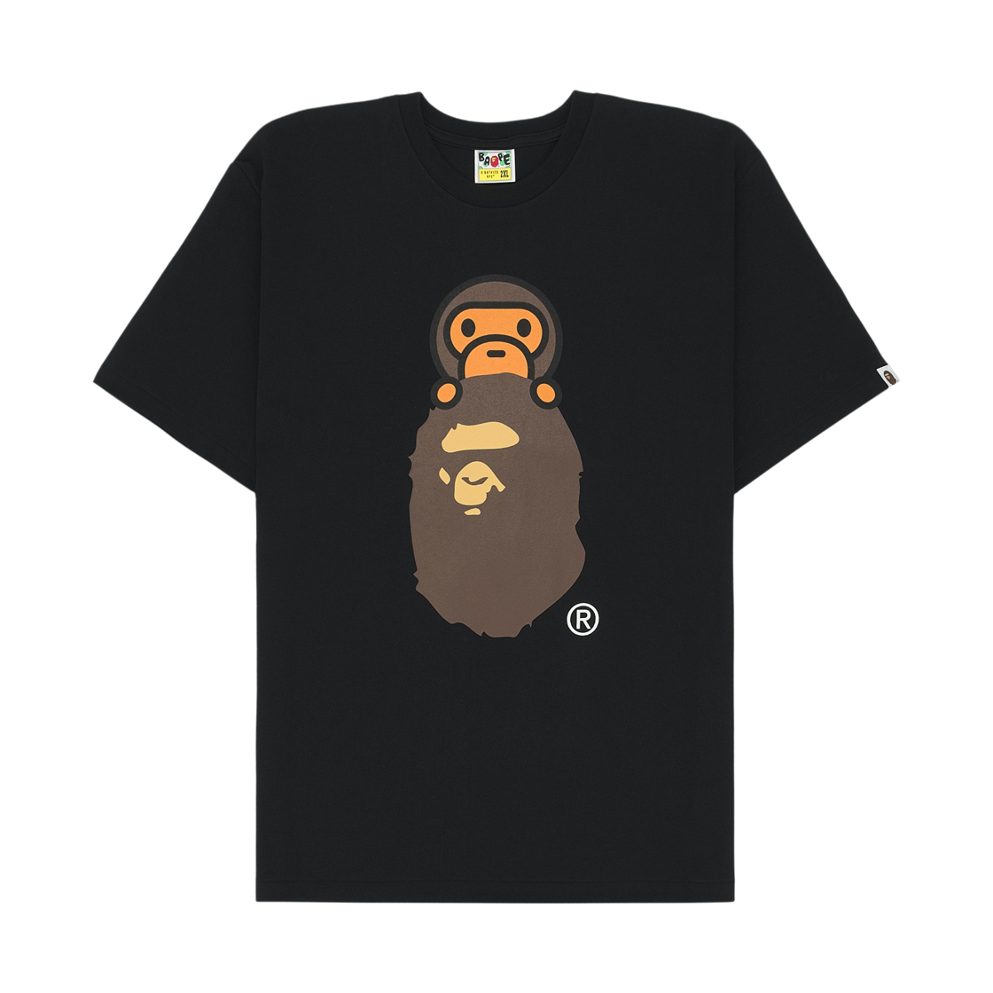 - BAPE Milo on Ape Head T-Shirt Black