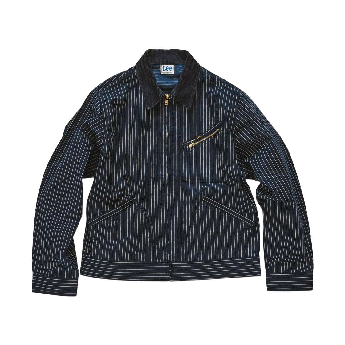 리 × 417 에디피스 91-B 집 업 블루종 블루(Lee x 417 Edifice 91-B Zip Up Blouson Blue)