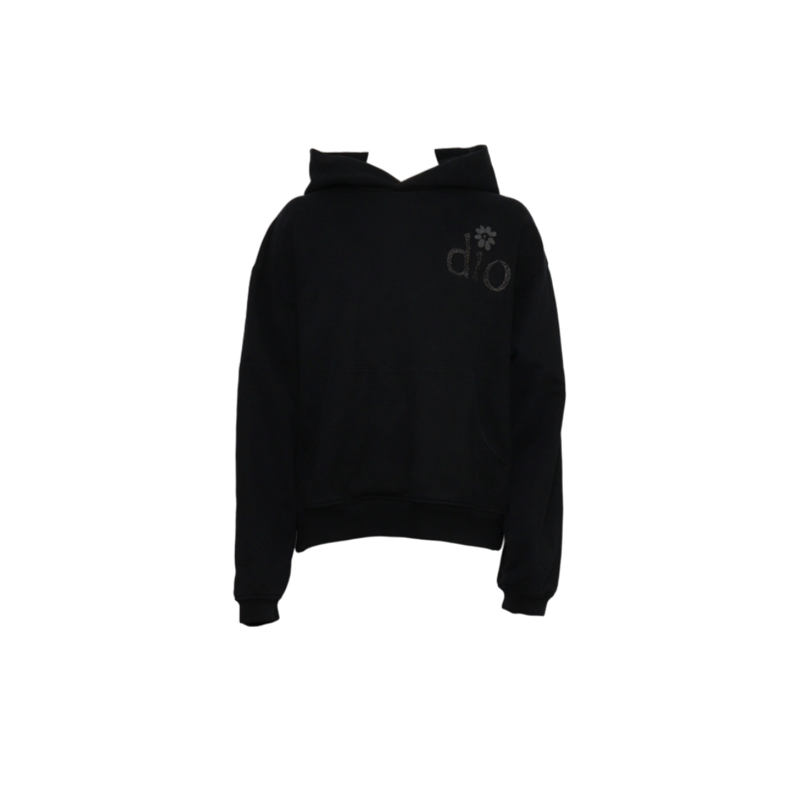 IT5S43CNMS6G Dior Black Cotton BY ERL Flower Logo Men Hoodie