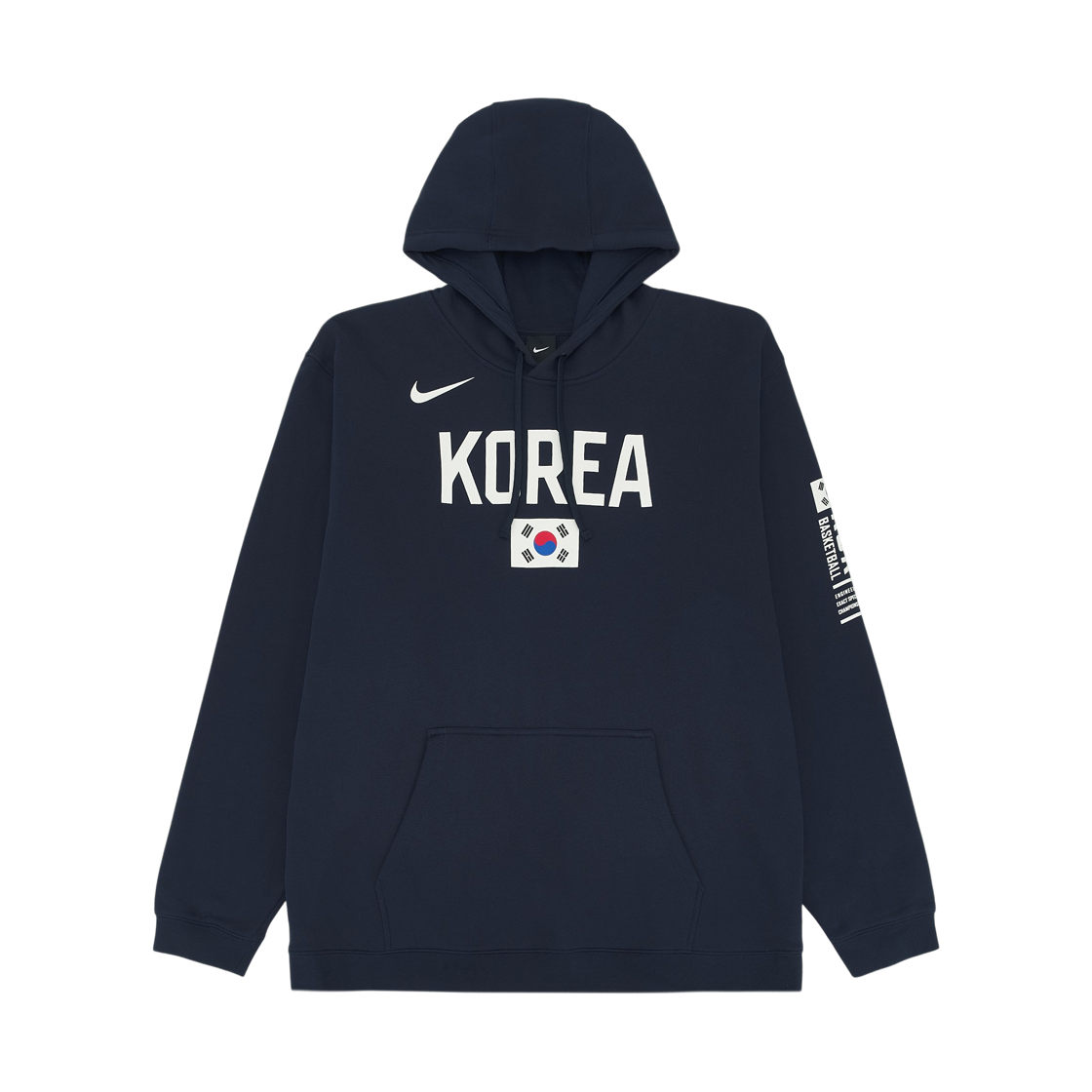 CJ7616-451 Nike Korea Club Fleece Hoodie Navy - Asia