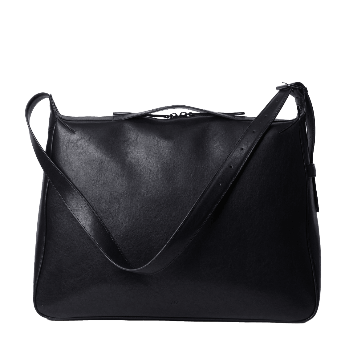 24/7 시리즈 카우 하이드 ARCHI 숄더 백 BLACK(24/7 series COW HIDE ARCHI SHOULDER BAG BLACK (247)) - 5