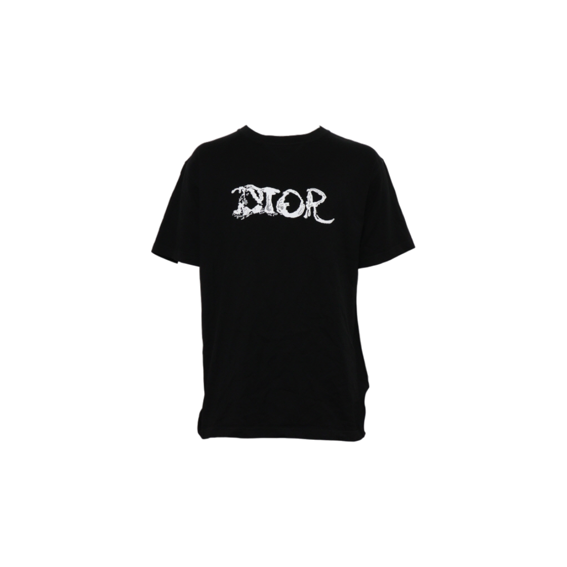ITKNDWJK995F Dior X Peter Doig Black Cotton Logo Embroidered Men T-Shirt