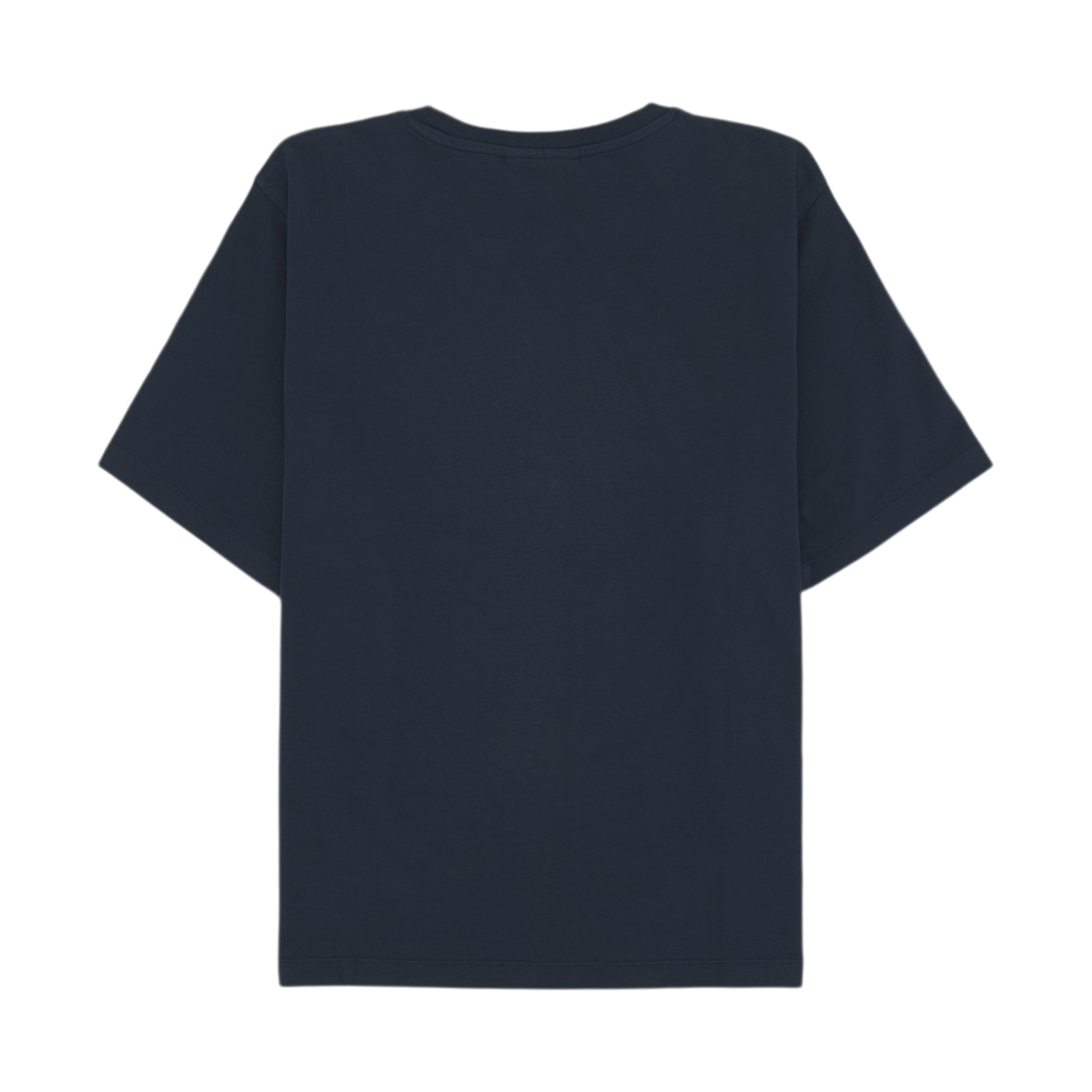 (W) 메종 키츠네 스피디 폭스 패치 컴포트 티셔츠 잉크 블루((W) Maison Kitsune Speedy Fox Patch Comfort T-Shirt Ink Blue) - 2