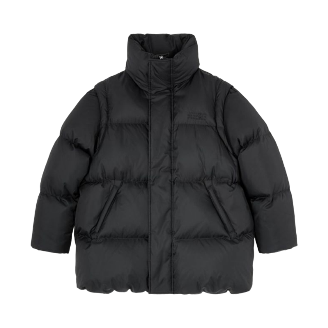 S52AM0370M36018900 (W) MM6 Maison Margiela Puffer Jacket Black