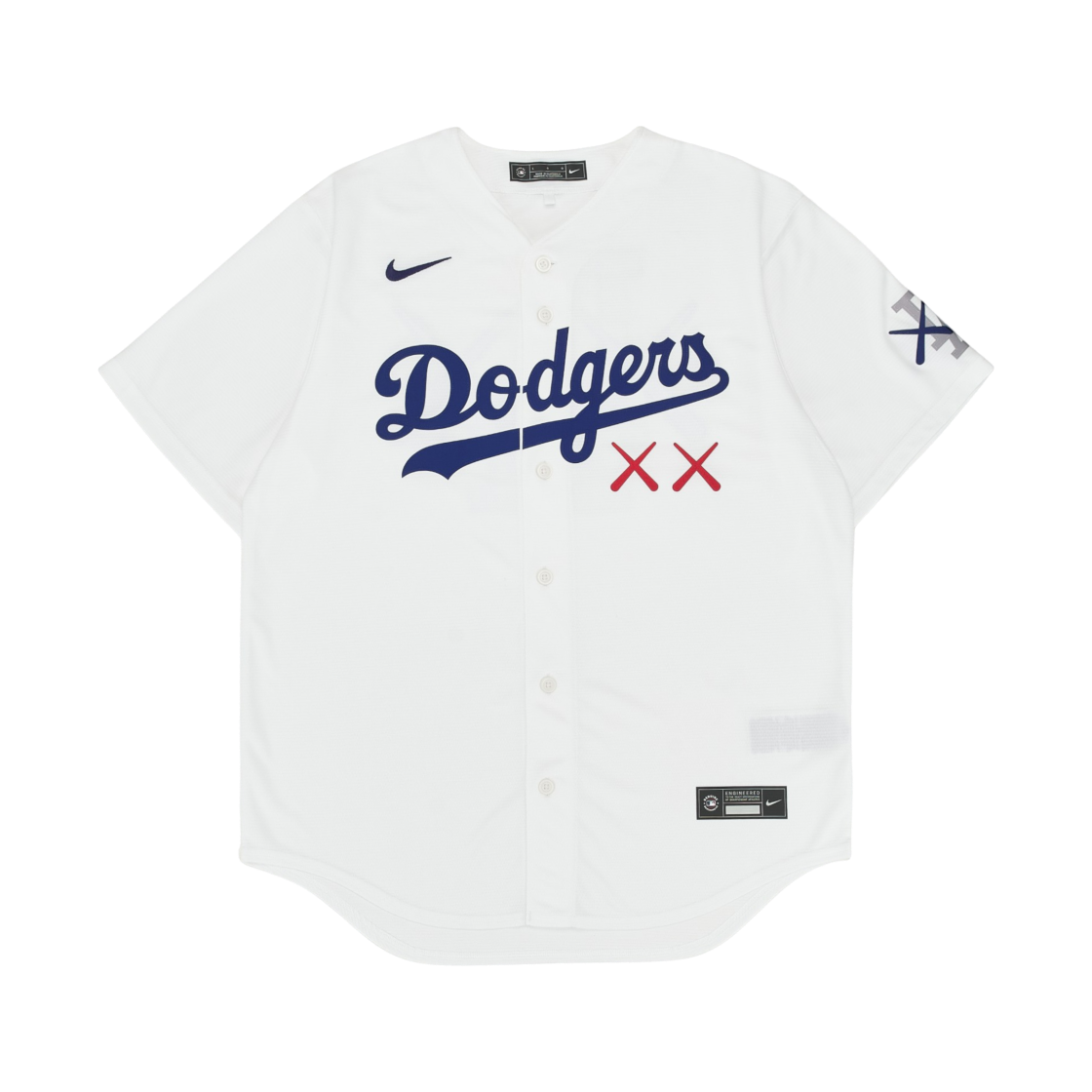 나이키 x 카우스 MLB 로스앤젤레스 다저스 스타디움 저지 화이트(Nike x KAWS MLB Los Angeles Dodgers Stadium Jersey White) - 1