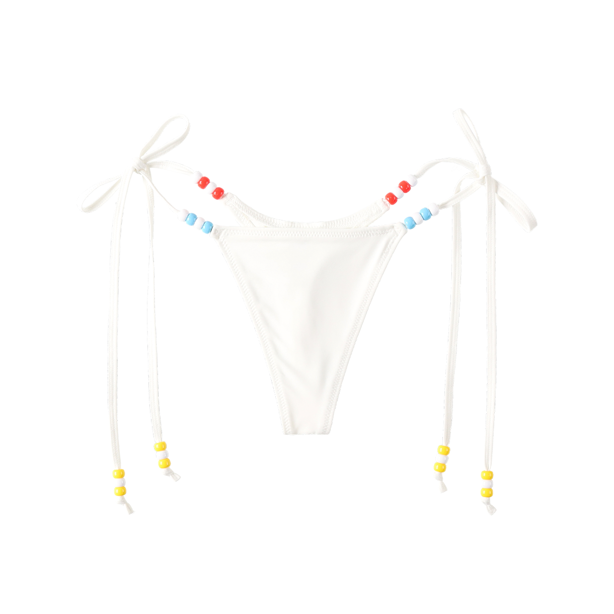 The Innrs Beaded Bikini Set White(더이너스 비드 디테일 비키니 화이트) - 3