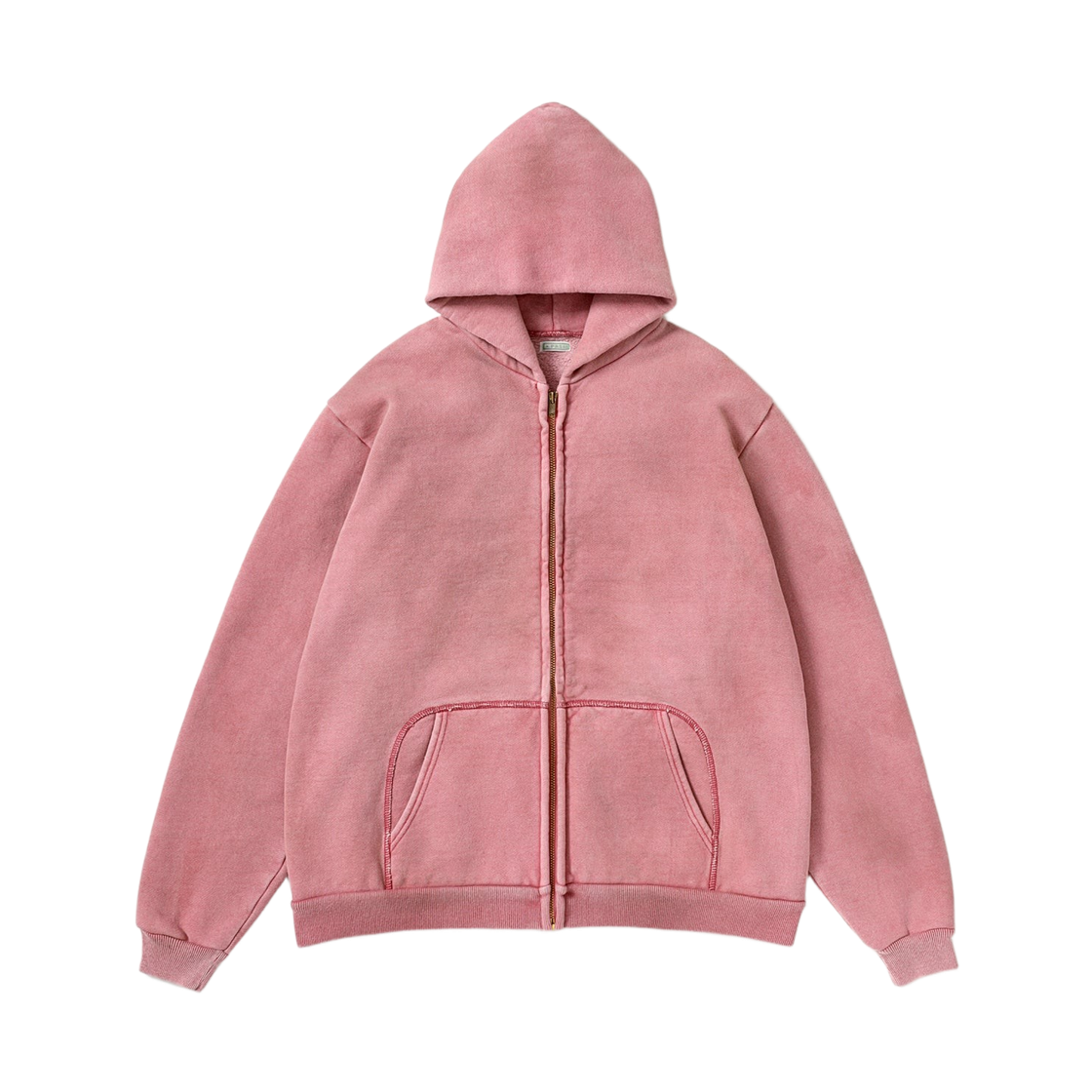 26AAP-05-10 A.Presse Vintage Zip Sweat Hoodie Pink - 26FW