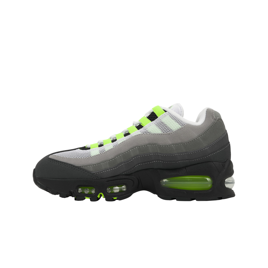 (W) 나이키 에어맥스 95 OG 빅 버블 블랙 네온 옐로우((W) Nike Air Max 95 OG Big Bubble Black Neon Yellow) - 3
