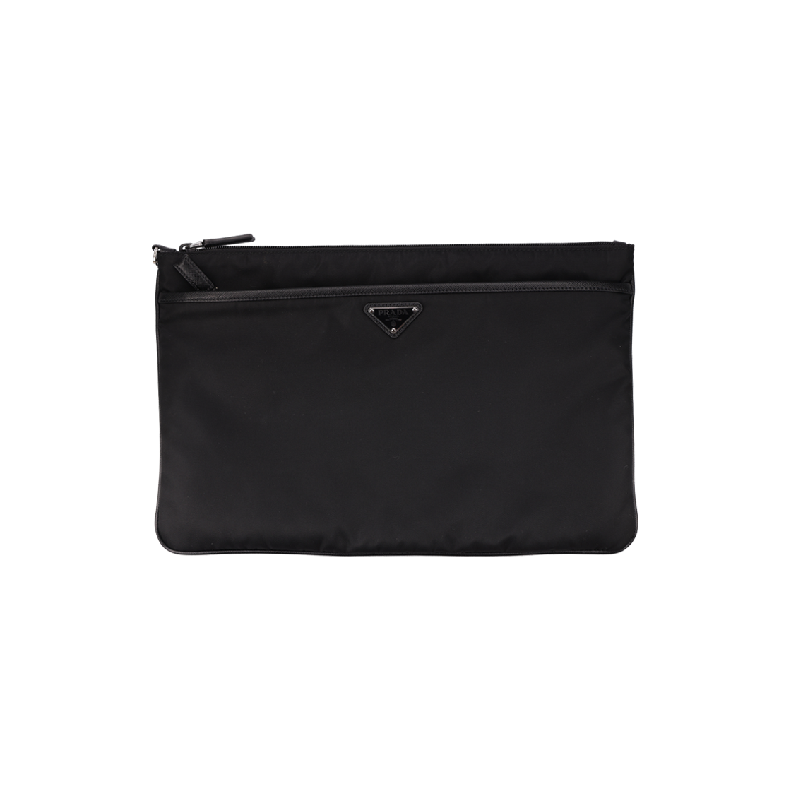 ITDU8DQ3CQ8P Prada Nylon Pouch Bag Black