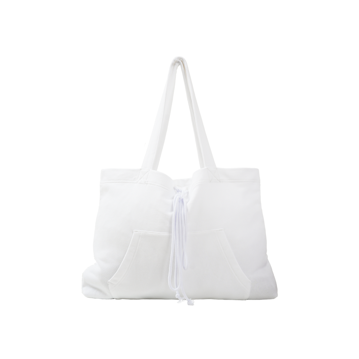 A2BE1N101025-WH The Innrs The Hoodie Shopper Bag White