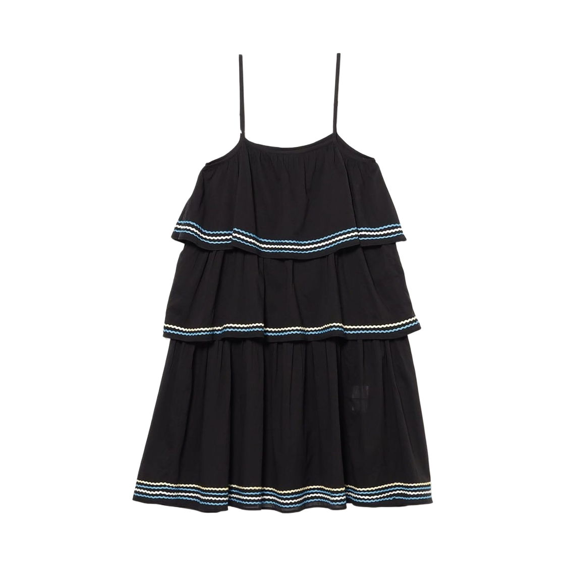 13-26-0268-878 (W) Beams Boy x Trepied Camisole Dress Black