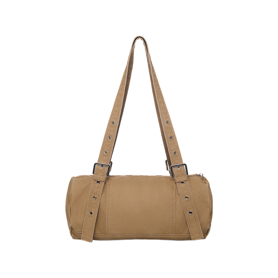 마뗑킴 빈티지 워시드 코튼 더플백 베이지(Matin Kim Vintage Washed Cotton Duffel Bag In Beige) - 3