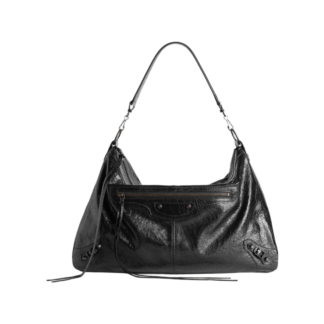 A0099Z2ABEK1000 Balenciaga Le City Moto Bag Large Black
