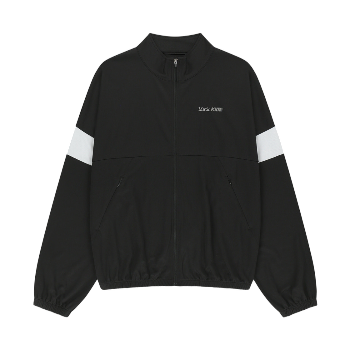 MK2677JP202UBB Matin Kim Pace Vortex Graffiti Zip Up In Black