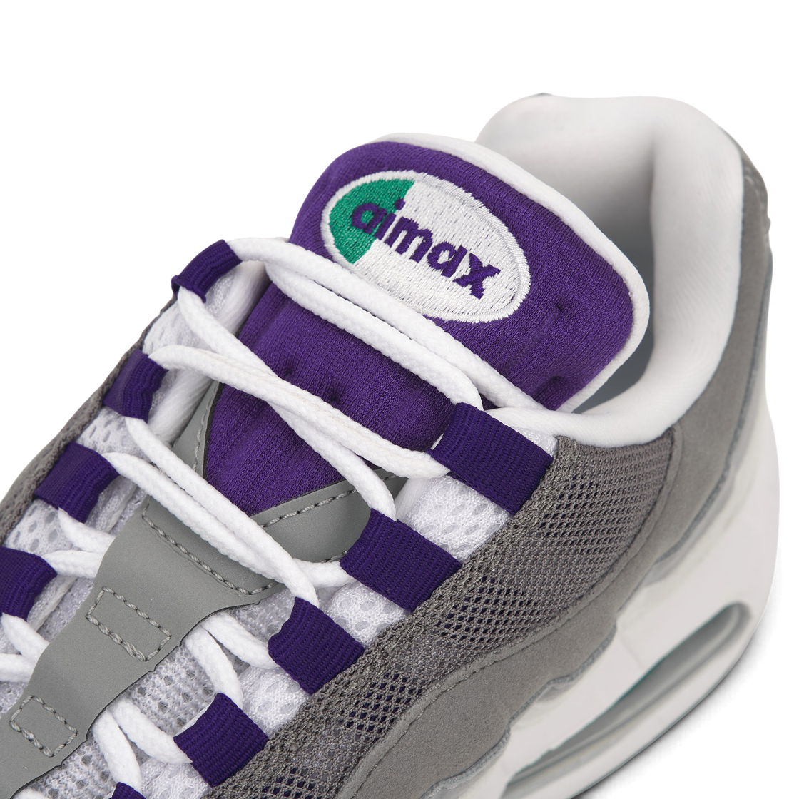 (W) 나이키 에어맥스 95 화이트 에메랄드 그린((W) Nike Air Max 95 White Emerald Green) - 7