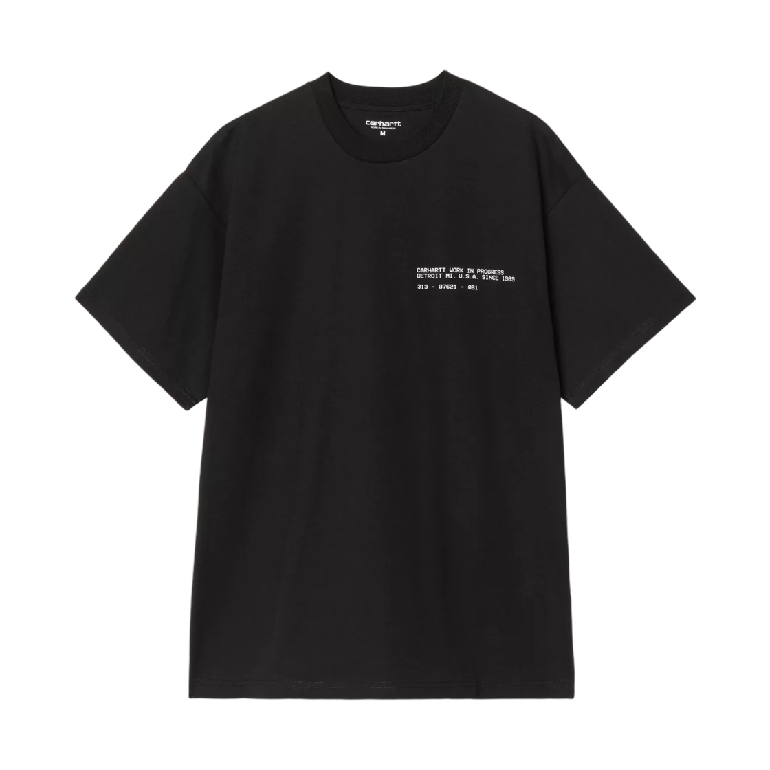 I037227-89-XX Carhartt WIP S/S Feather Progress T-Shirt Black