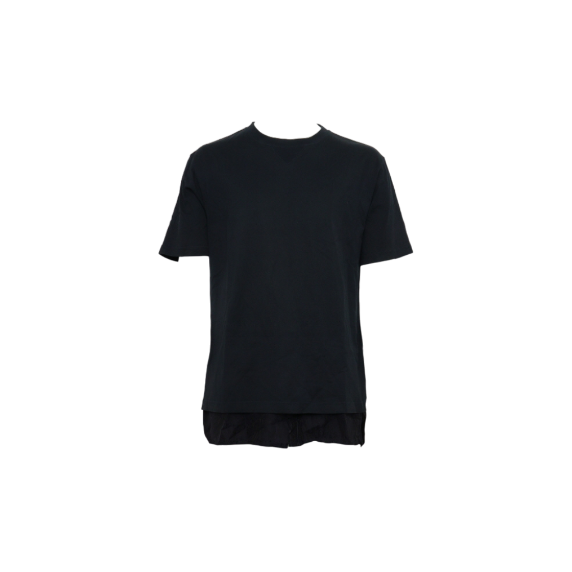 ITIRJUCGR8NJ Dior Black Oblique Trotter Silk Layered Men Short Sleeve T-Shirt