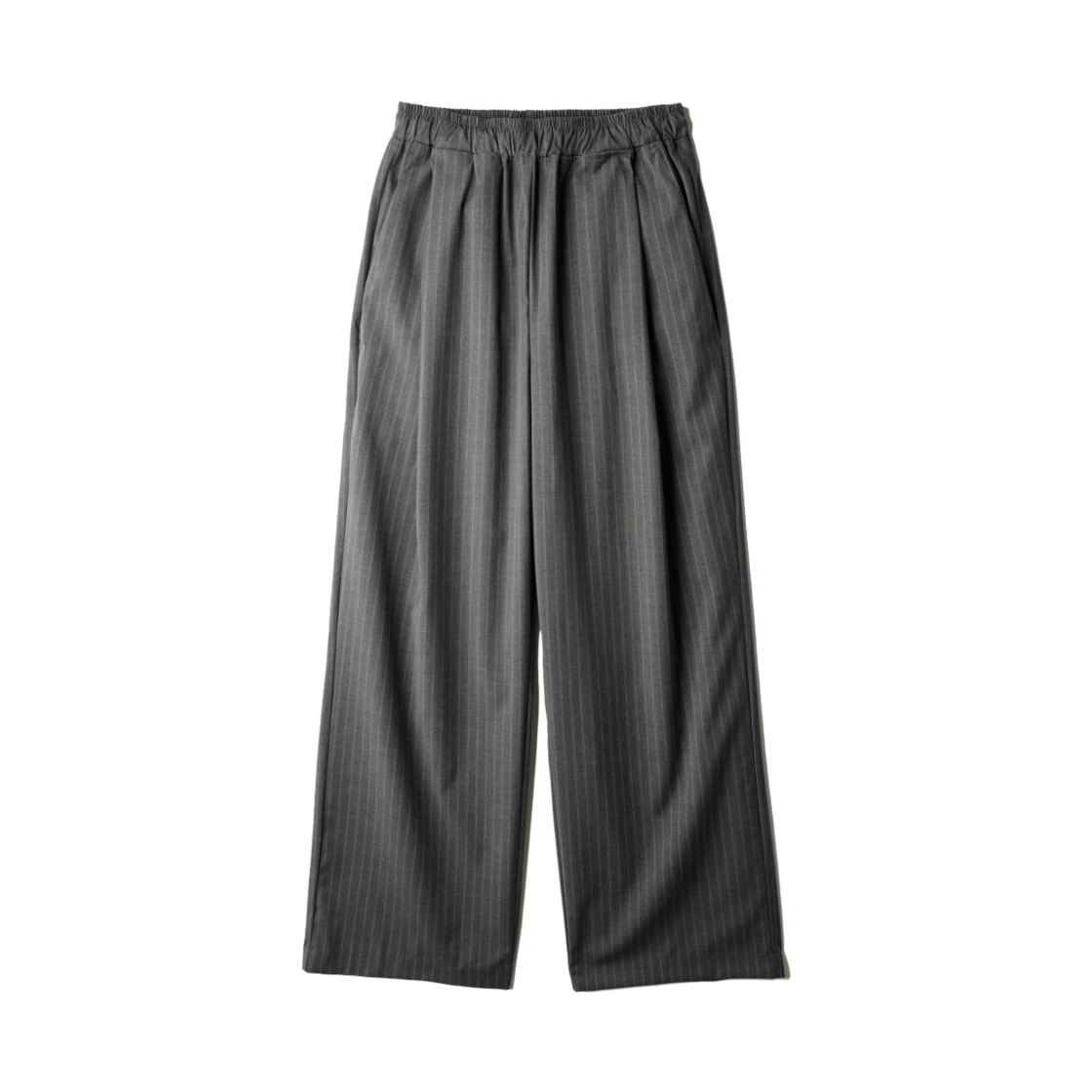NSLP2645_gray_29 JEMUT Noah Double Stripe Banded Slacks Gray NSLP2645