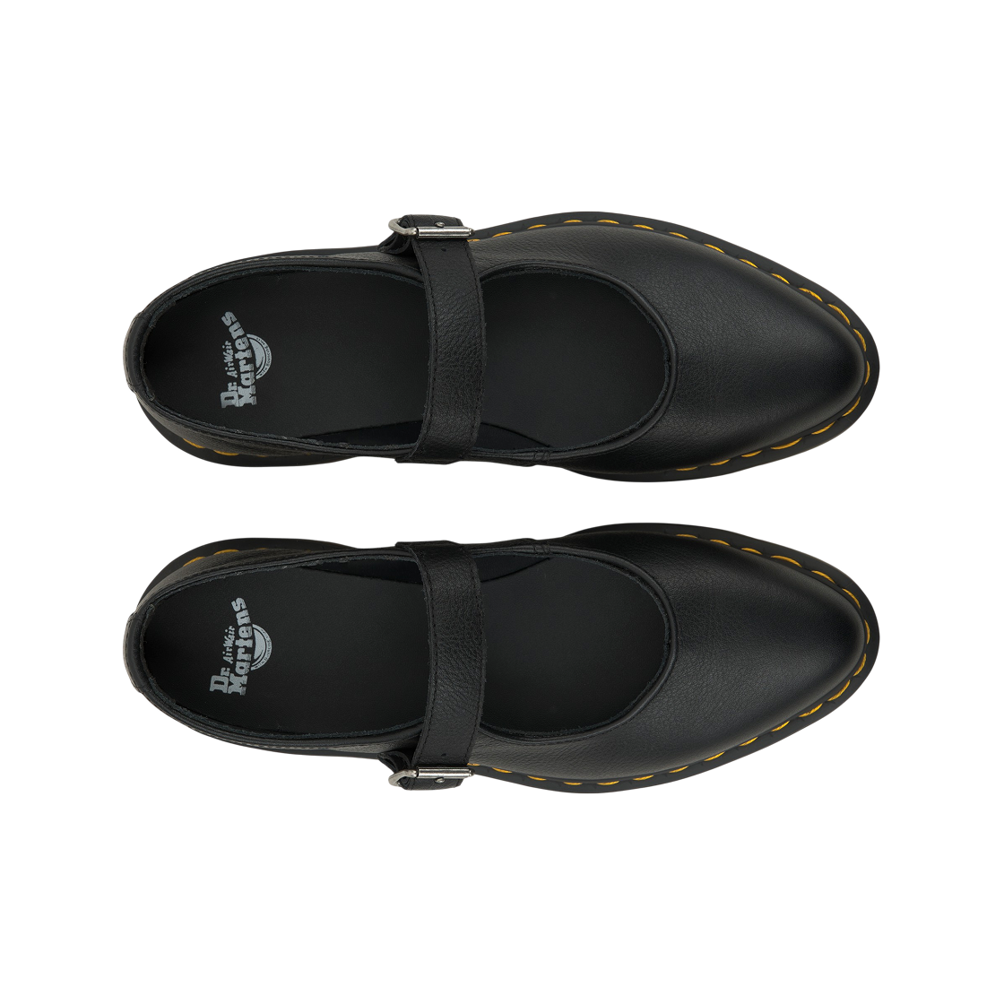 (W) 닥터마틴 엘피 버지니아 레더 메리 제인 블랙((W) Dr. Martens Elphie Virginia Leather Mary Jane Black) - 5