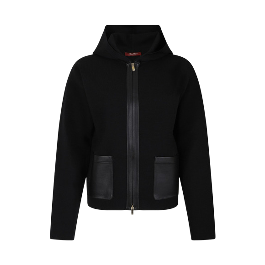 COLIMBO-003 (W) Max Mara Studio Colimbo Hooded Jacket Black