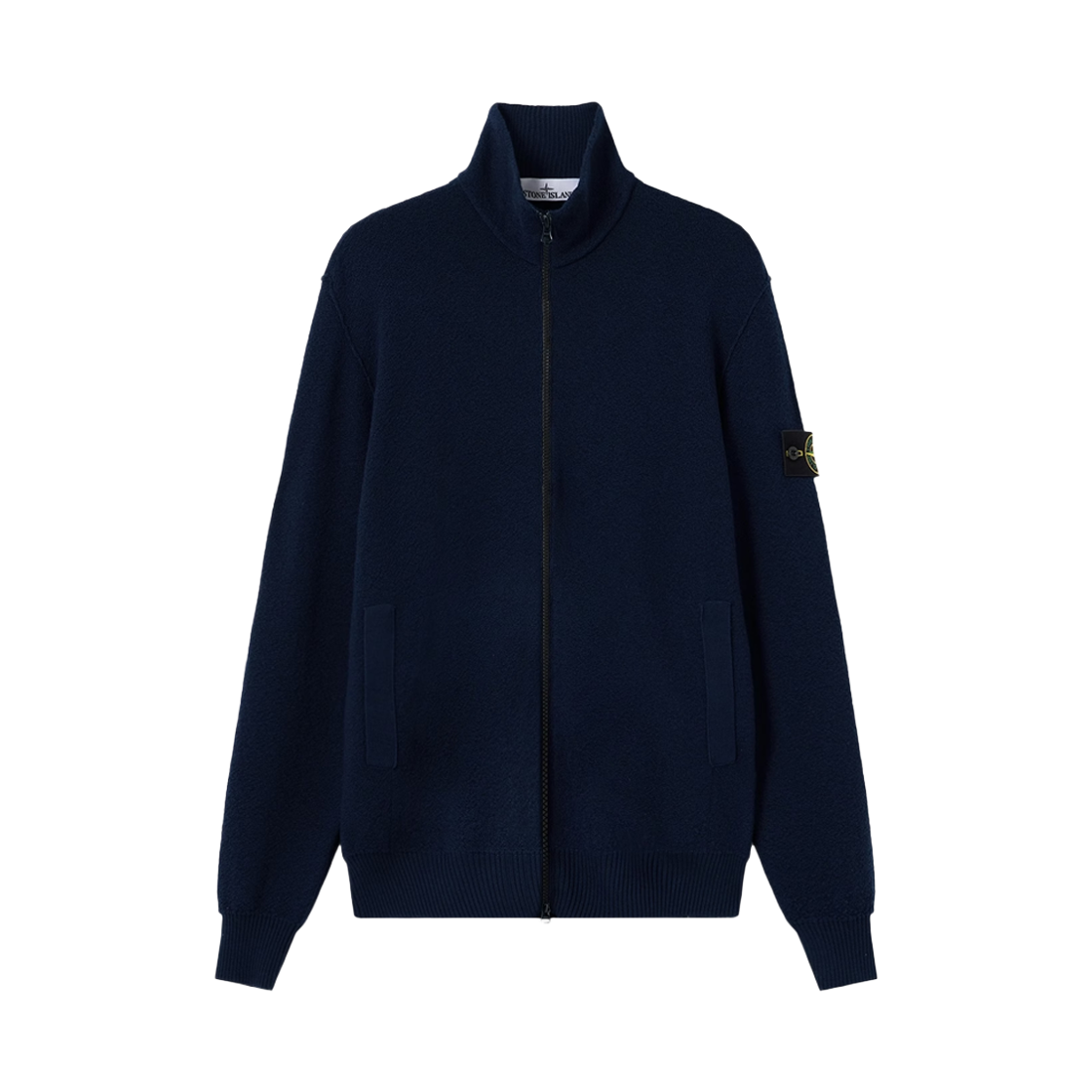 L2S155100012 S01C4 V0029 [25% 쿠폰] Stone Island 5100012 Stand Collar Cardigan Black - 26FW
