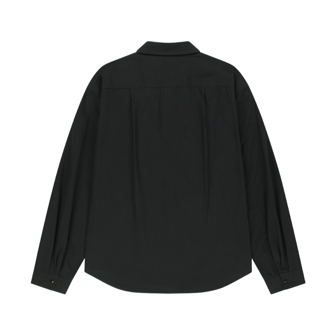 마뗑킴 워시드 코튼 포켓 셔츠 블랙(Matin Kim Washed Cotton Pocket Shirt In Black) - 2