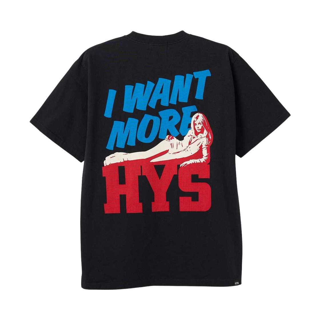 히스테릭 글래머 아이 원트 모어 MSH 티셔츠 블랙(Hysteric Glamour I Want More HYS T-Shirt Black) - 2