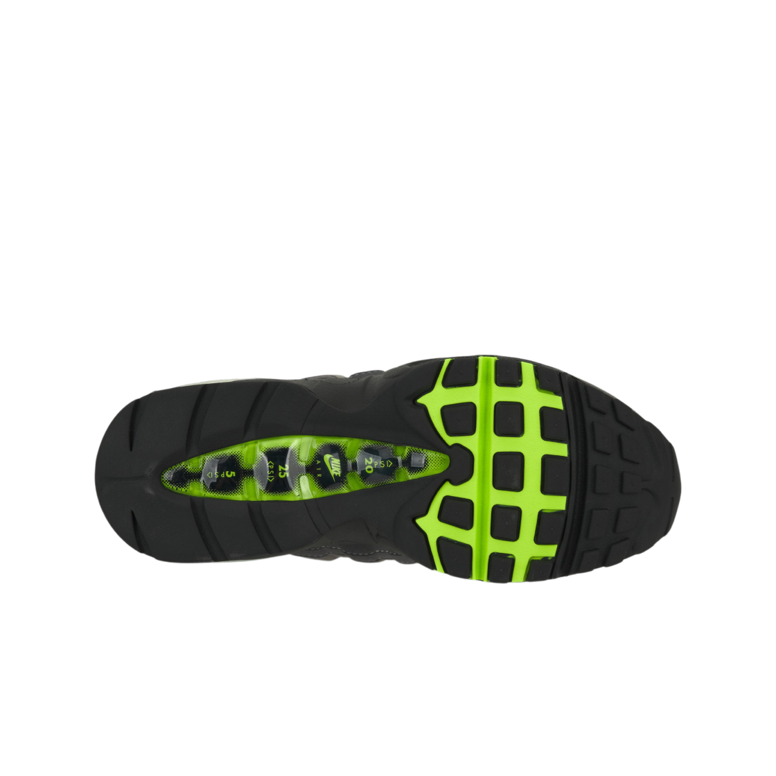 (W) 나이키 에어맥스 95 OG 빅 버블 블랙 네온 옐로우((W) Nike Air Max 95 OG Big Bubble Black Neon Yellow) - 2