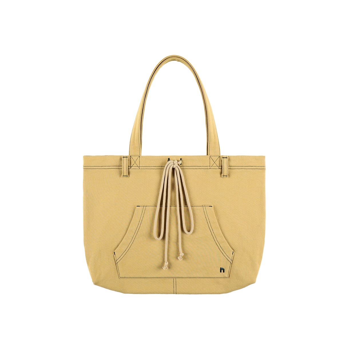 더이너스 후디 쇼퍼백 데님 진 에디션 트렌치 베이지(The Innrs The Hoodie Shopper Bag Denim Jean Edition Trench Beige) - 2