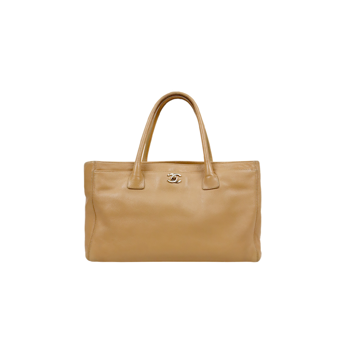 ITQ44HDRVL2C Chanel Beige Caviar Surf Bag A-A64714X