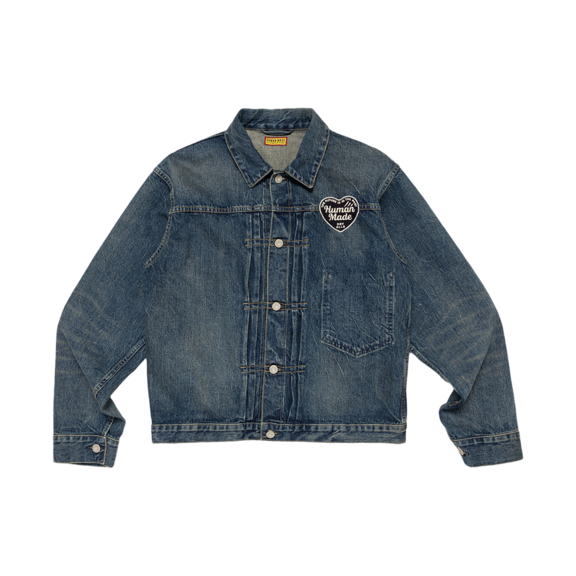 휴먼 메이드 데님 워크 자켓 퓨처 인디고(Human Made Denim Work Jacket Future Indigo) - 2