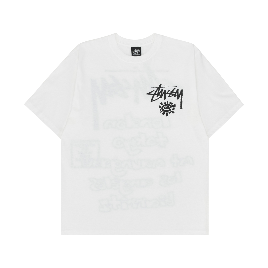 스투시 x 올웨이즈 두 왓 유 슈드 두 월드 투어 티셔츠 화이트(Stussy x Always Do What You Should Do World Tour T-Shirt White) - 2