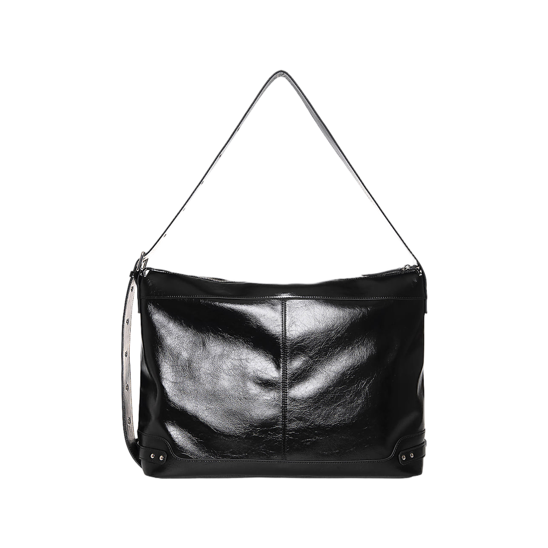 마뗑킴 사이드 버클 바이커 빅 백 블랙(Matin Kim Side Buckle Biker Big Bag In Black) - 3